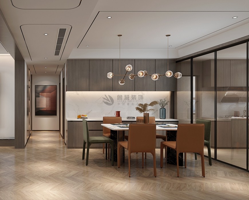 丹軒梓園四居室179平米現代簡約風格過道 丹軒梓園四居室179平米現代簡約風格過道