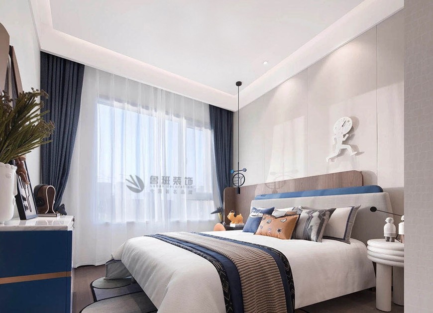 丹軒梓園四居室179平米現代簡約風格卧室