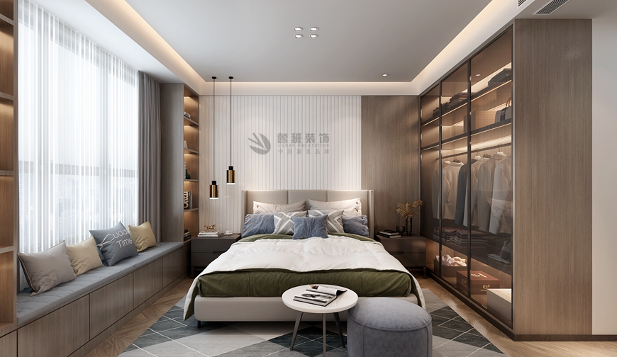 丹軒梓園四居室179平米現代簡約風格主卧