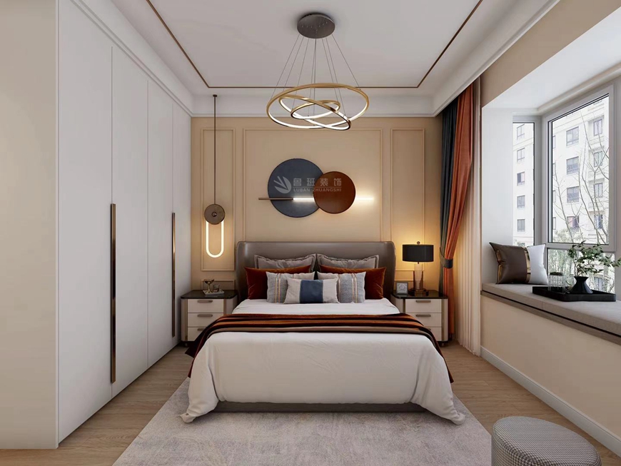 司法小(xiǎo)區(qū)四居室150平米現代輕奢風格主卧設計
