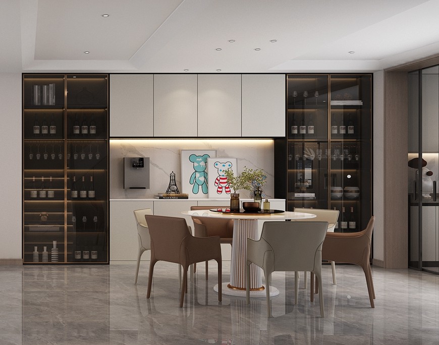 陽光城plus複式180平米現代簡約風格餐廳