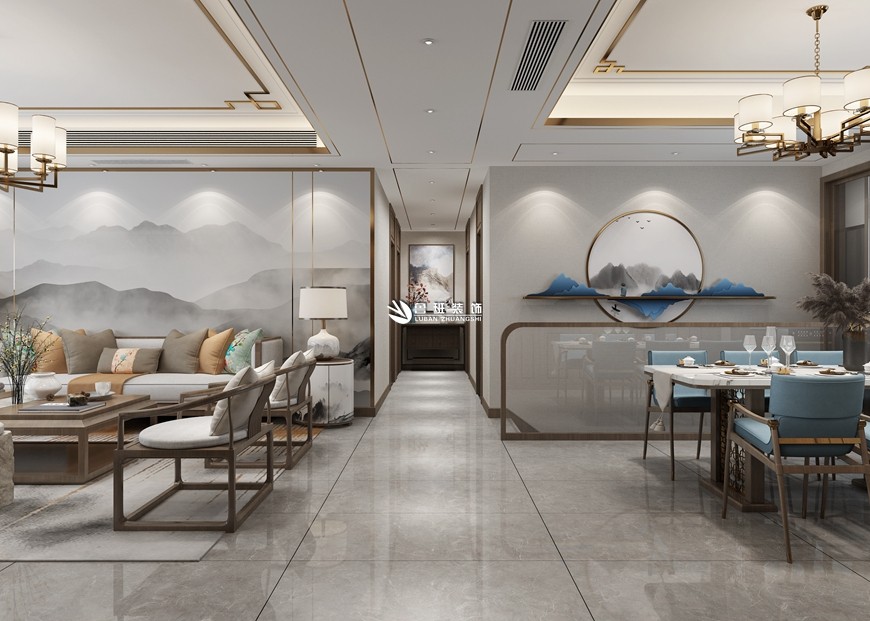 魯班裝(zhuāng)飾|一城江山(shān)400平米新(xīn)中(zhōng)式,跟随内心,活出精(jīng)緻與品味過道效果圖設計 魯班裝(zhuāng)飾|一城江山(shān)400平米新(xīn)中(zhōng)式,跟随内心,活出精(jīng)緻與品味過道效果圖設計