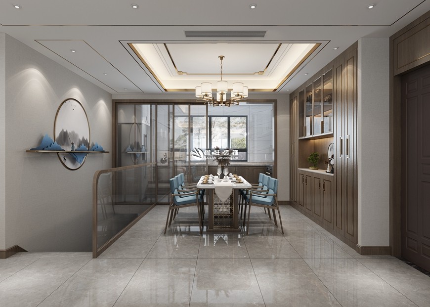 魯班裝(zhuāng)飾|一城江山(shān)400平米新(xīn)中(zhōng)式,跟随内心,活出精(jīng)緻與品味餐廳效果圖設計 魯班裝(zhuāng)飾|一城江山(shān)400平米新(xīn)中(zhōng)式,跟随内心,活出精(jīng)緻與品味餐廳效果圖設計