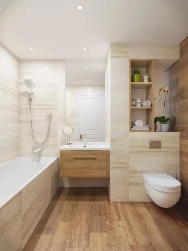 衛生間小(xiǎo)空間不好利用(yòng)，不妨試試美觀大氣的壁龛1