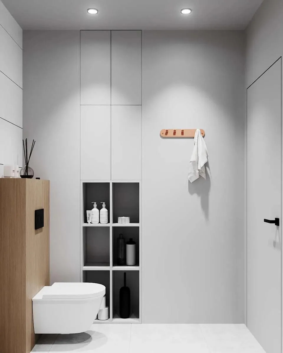 衛生間小(xiǎo)空間不好利用(yòng)，不妨試試美觀大氣的壁龛9